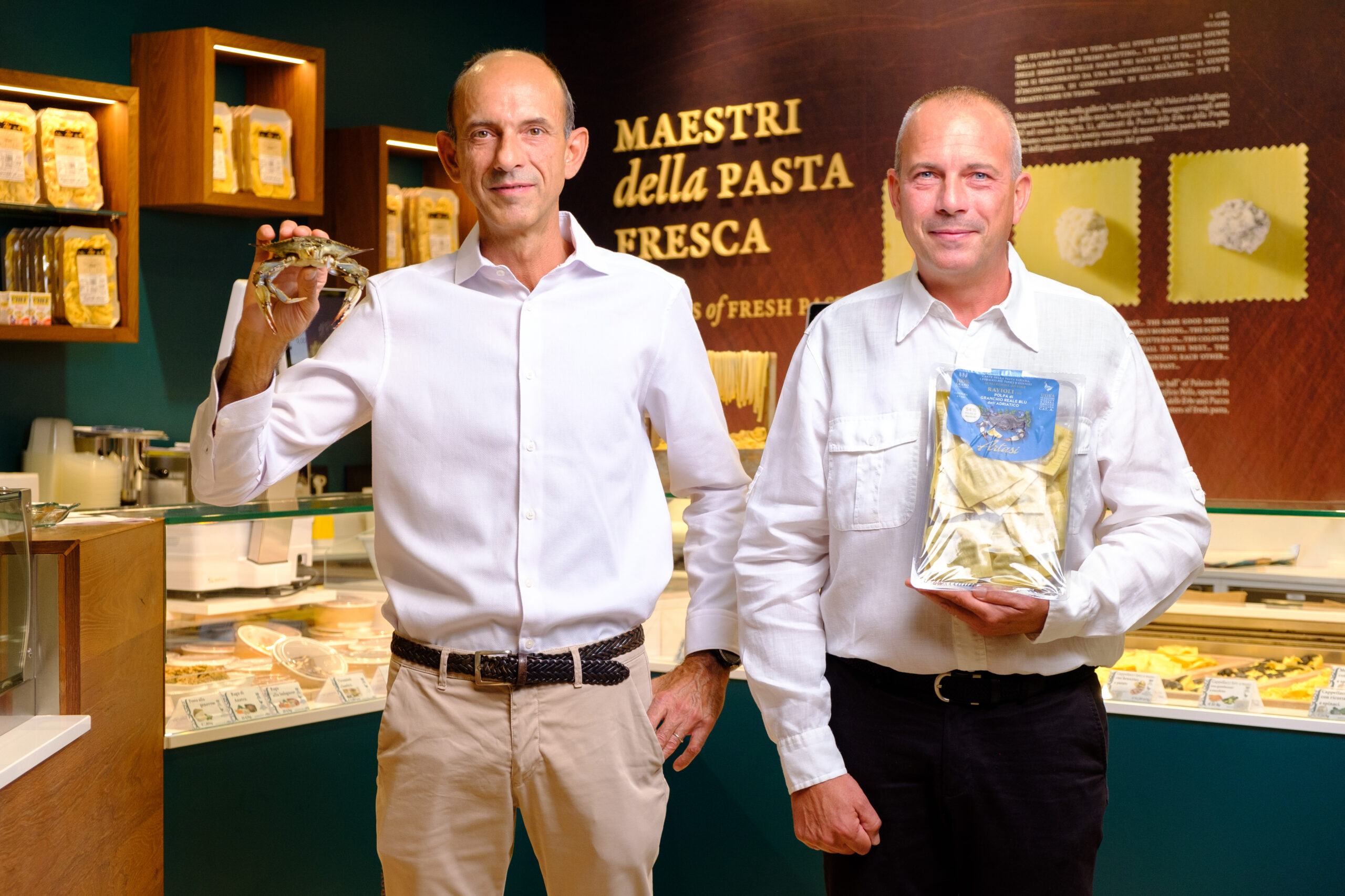 I fratelli Artusi e il granchio blu