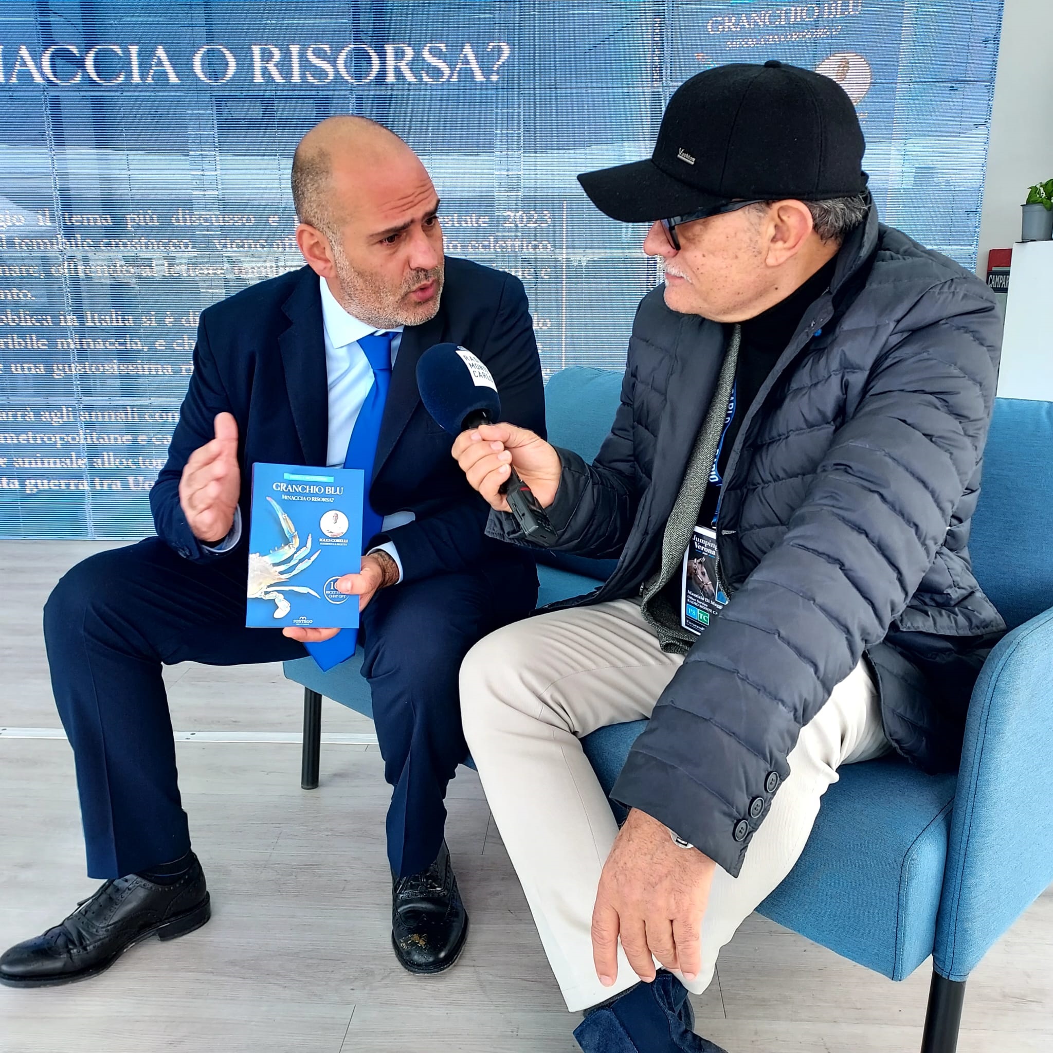 Granchio Blu Fieracavalli Verona Paolo Caratossidis intervista esclusiva Radio TMC